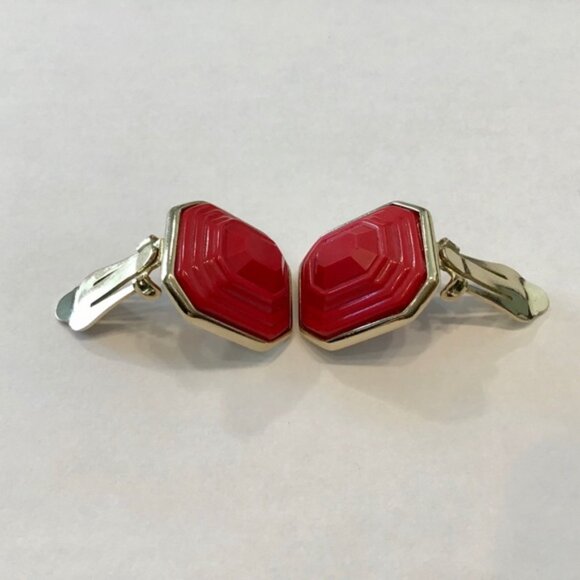 Vintage Costume Jewelry Clip-On Earrings - Picture 2 of 13